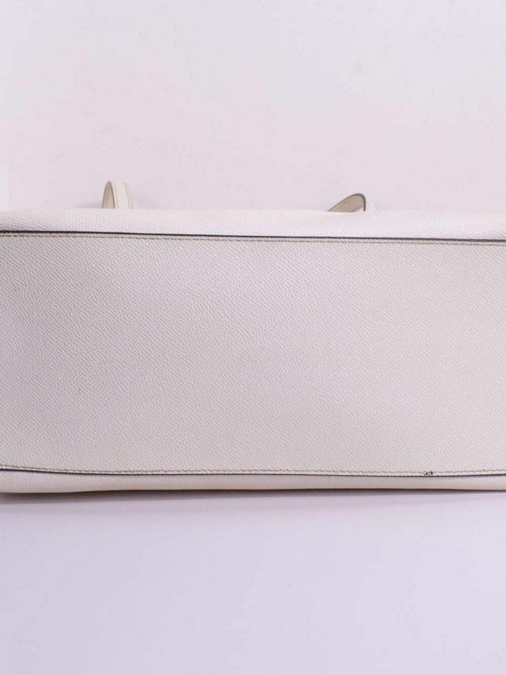 Coach F58848 City Zip Tote Chalk White Crossgrain Leather Gold Hardware 2015 - Picture 13 of 14
